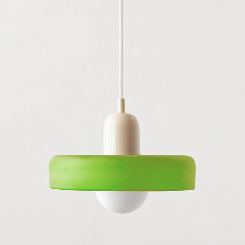 KristallLicht™ metal-glass pendant light 22
