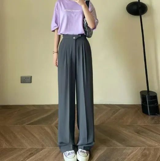 Krystalle™ Maßgeschneiderte Plissee-Hose im entspannten Stil