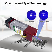 Laser Engraver Module, Air Assist, Built-in FAC, 450nm Wavelength