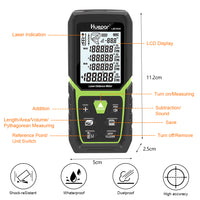 Laser Rangefinder, Backlit LCD, Li-ion Battery