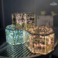 LumiFlora™ -  Handgefertigte Blume Würfellampe 1