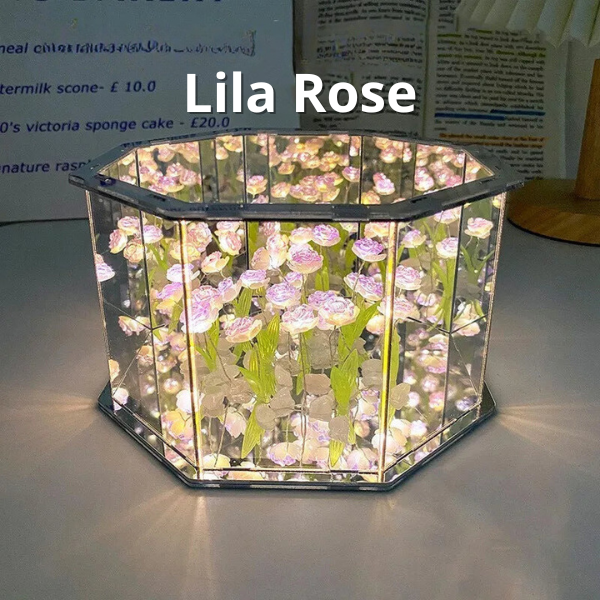 LumiFlora™ -  Handgefertigte Blume Würfellampe 11