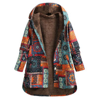 Maike™ Florale Kuschelige Wärme Jacke