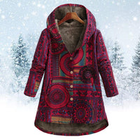 Maike™ Florale Kuschelige Wärme Jacke