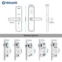 Smart Door Lock, Waterproof, Fingerprint Recognition