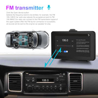 7 tommer bilstereo MP5-afspiller med Carplay, Android Auto, Bluetooth - Na