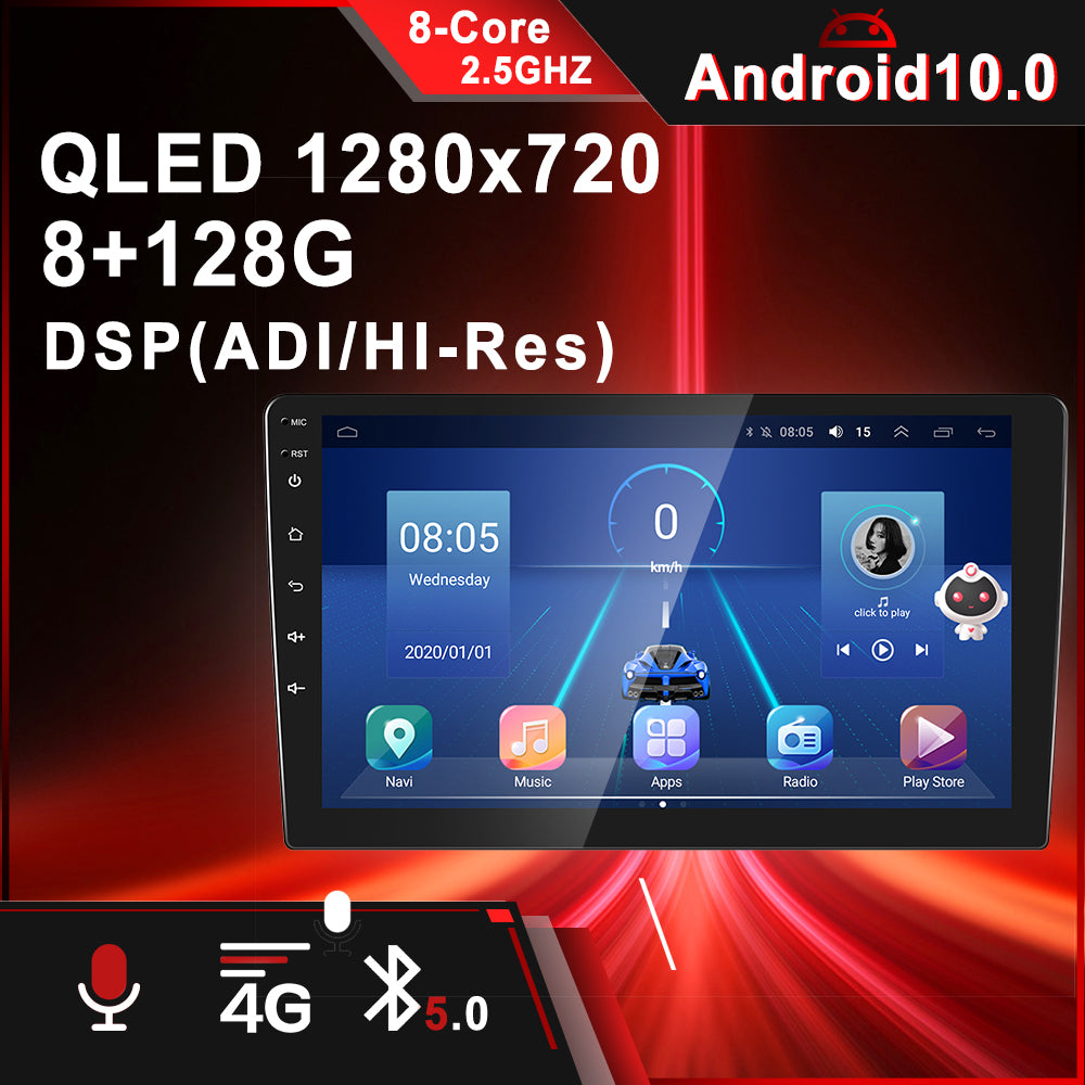 7/9/10.1 2Din Android bilradio - 8G 128G multimedievideoafspiller