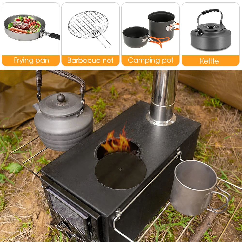 Wood Burning Stove, Portable, Foldable