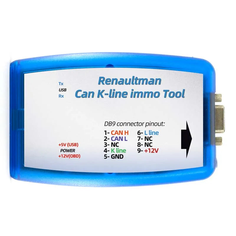 Renault CAN K-line Immo Tool, OBD2 ECU Programmer, EEPROM Flash Programming