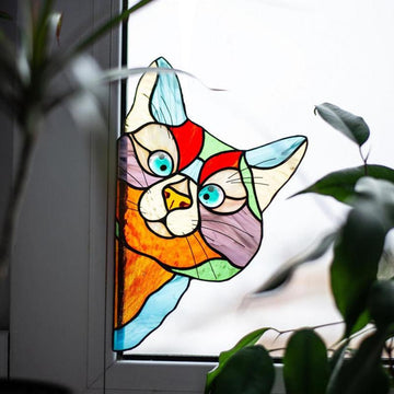 PurrView™ Adorable Window Cling 0