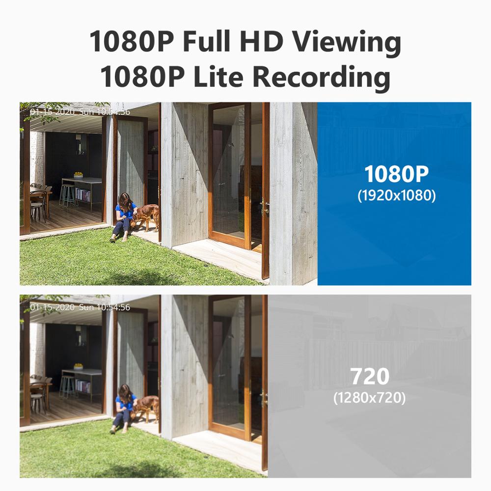 Video Security System, 16CH DVR, 1080P Resolution, Outdoor Cameras