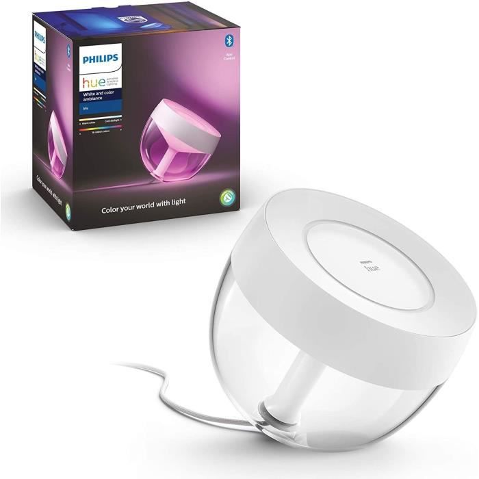 Philips Hue Witte & Kleuren Ambiance, Bluetooth, Witte compatibele iris werkt met Alexa, Google Assistant en Apple Homekit