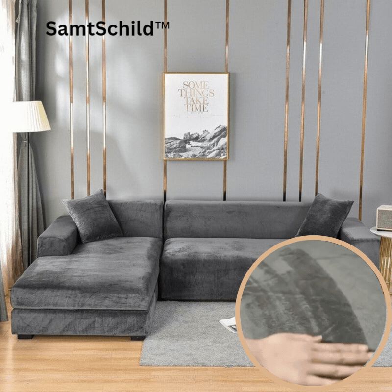 SamtSchild™ Elastic Velvet Sofa Cover 0