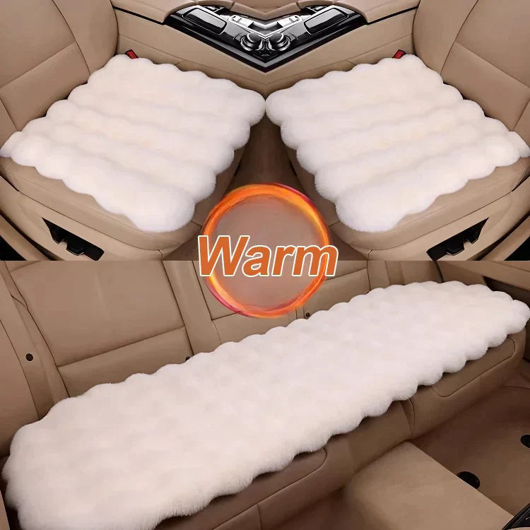 SeatVelour - Luxus Verdickte Plüsch Autositzkissen Set  [Letzter Tag Rabatt] 1