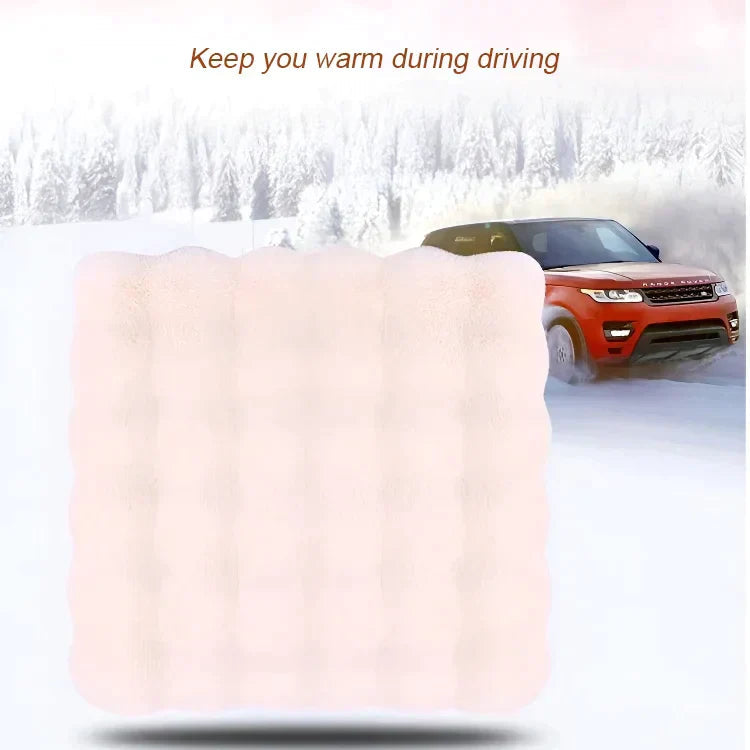 SeatVelour - Luxus Verdickte Plüsch Autositzkissen Set  [Letzter Tag Rabatt] 5