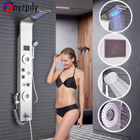 Shower Panel, LED Rainfall, Waterfall Shower Head