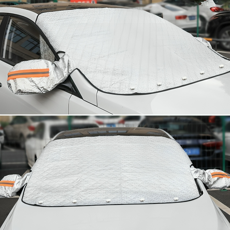 SnowCover - Magnetische Windschutzscheibe Anti-Schnee-Abdeckung 4