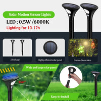 Solar Spot Lights, Motion Sensor, Bright LED Lights