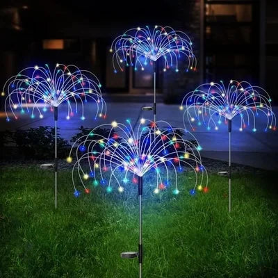 SolarSparklers - Wasserdichtes Solar Garten Feuerwerk LED Licht 2