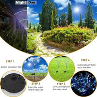 SolarSparklers - Wasserdichtes Solar Garten Feuerwerk LED Licht 3