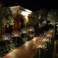 SolarSparklers - Wasserdichtes Solar Garten Feuerwerk LED Licht 6