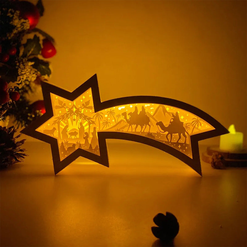 StarWood™ - LED-Weihnachtssterne aus Holz [Letzter Tag Rabatt] 2