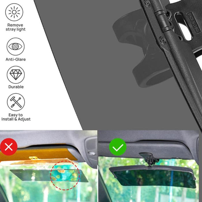 SunSafe - Blendfreie Sonnenblendenverlängerung 1