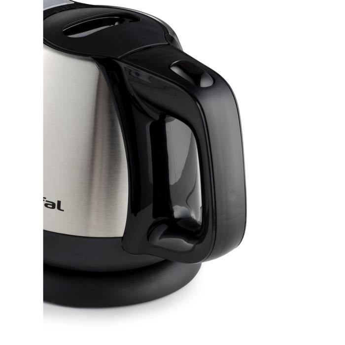 Tefal BI812510 MINI INOX kettle, capacity 0.8 l, wireless kettle, 360 ° base, hidden resistance, visible water level