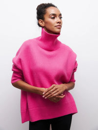 Theresia™ Klassischer Komfort Raffinierte Rollkragenbluse