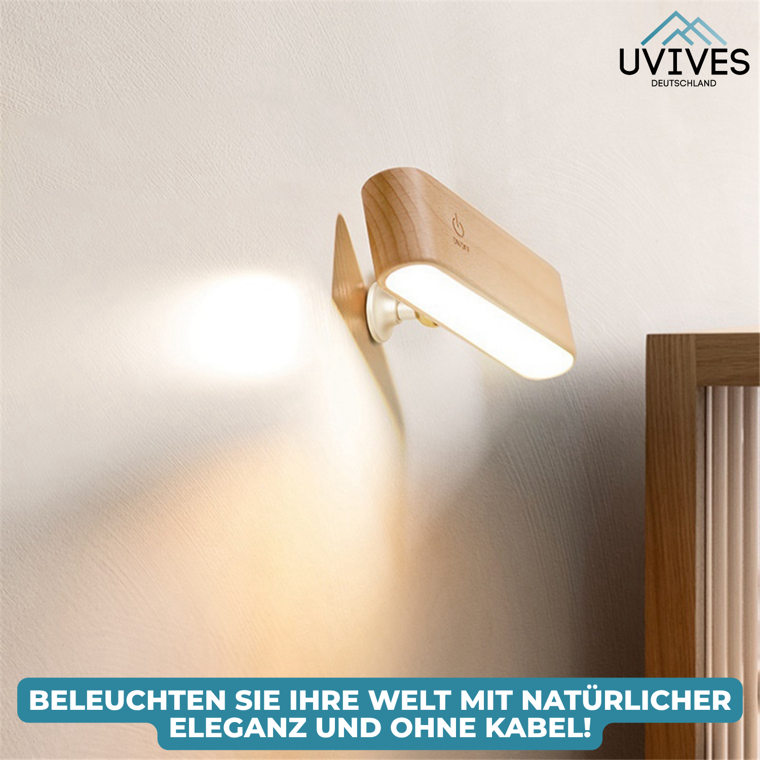 TurnLight™ - 360-Grad-Drehbare Magnetische Massivholzlampe [Letzter Tag Rabatt] 5