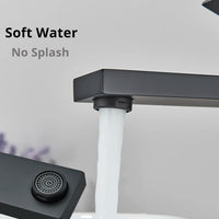 Bathroom Basin Faucet, Deck Mount, Hot Cold Water Mixers