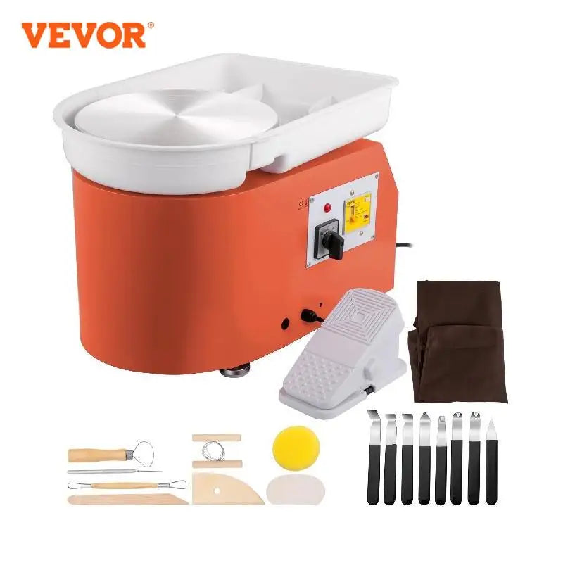 Pottery Wheel Machine, 350W, Foot Pedal Control