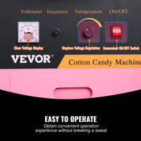 Cotton Candy Machine, 1000W, Stainless Steel Bowl