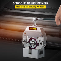 Hydraulic Press Hose Crimper Kit, 4Dies, Handheld Manual