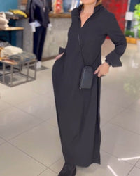 Verena™ Weiches langes Stretchkleid