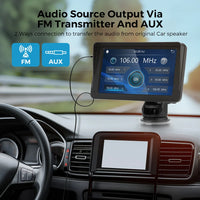 CarPlay Android Auto autoradio, draadloze connectiviteit, 7 inch touchscreen