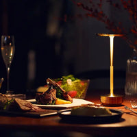Wireless LED table lamp made of galvanized metal | MEGA offer 50% OFF 2