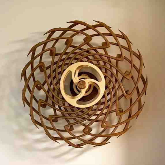 Wood Swirl™ Calming Moving Art 8