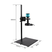 Industrial Microscope Camera, HDMI/USB/VGA Connectivity, 1-150X/180X Zoom Range