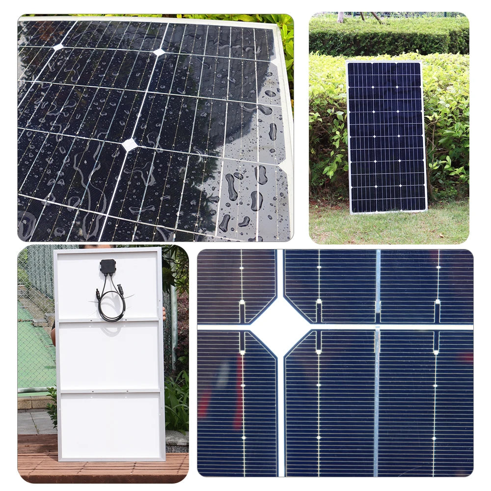 Solar Panel Kit, Complete 300W System, Waterproof