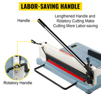 Paper Cutter Machine, Heavy Duty Cutting Capacity, Adjustable Clamp