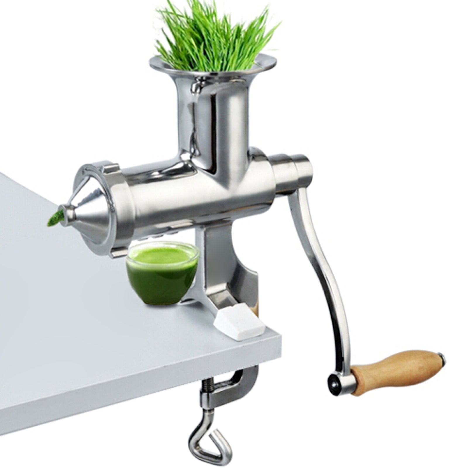 Hvedegræs Juicer, Manuel Betjening, Rustfrit Stål