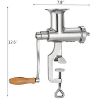 Hvedegræs Juicer, Manuel Betjening, Rustfrit Stål