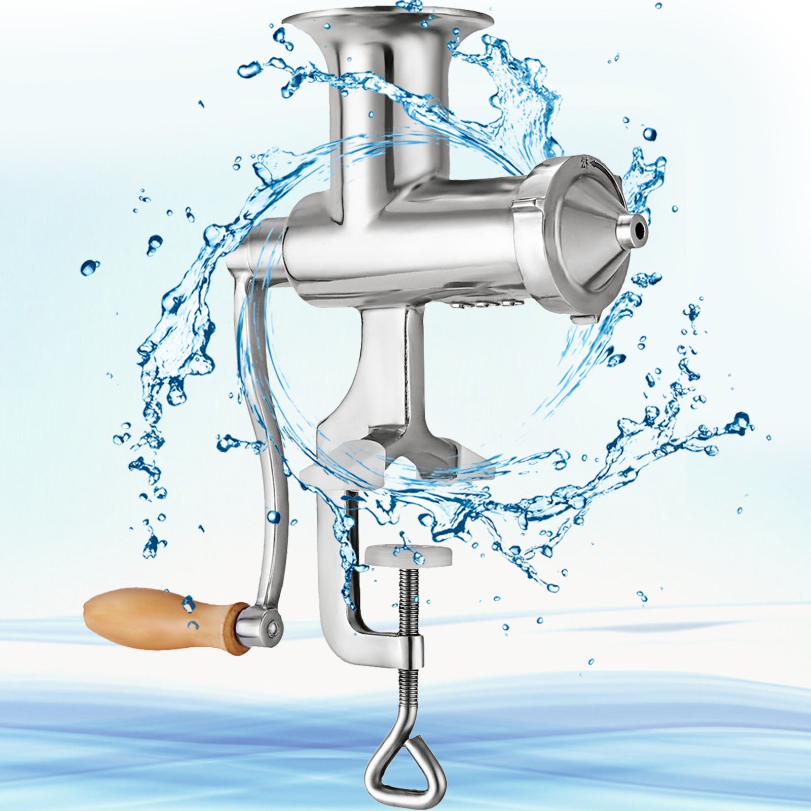 Hvedegræs Juicer, Manuel Betjening, Rustfrit Stål