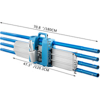 Betonflåde sæt, Heavy-Duty Magnesium & Aluminiumslegering, Justerbart Beslag