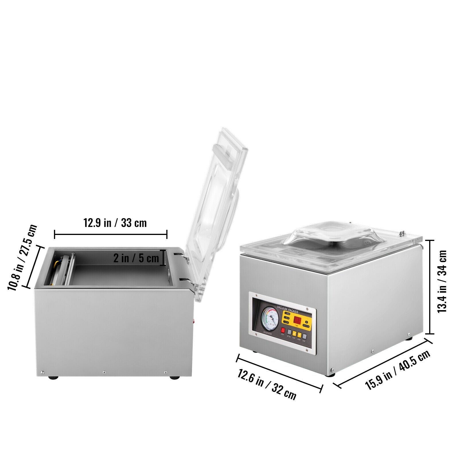 Food Vacuum Packaging Machine - 120W Vacuum Pump, Multifunctional