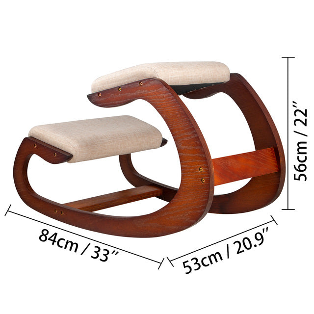 Kneeling Chair, Ergonomic Design, Thick Cushion